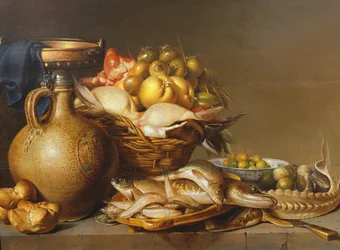 A Still Life of Fish and other Food